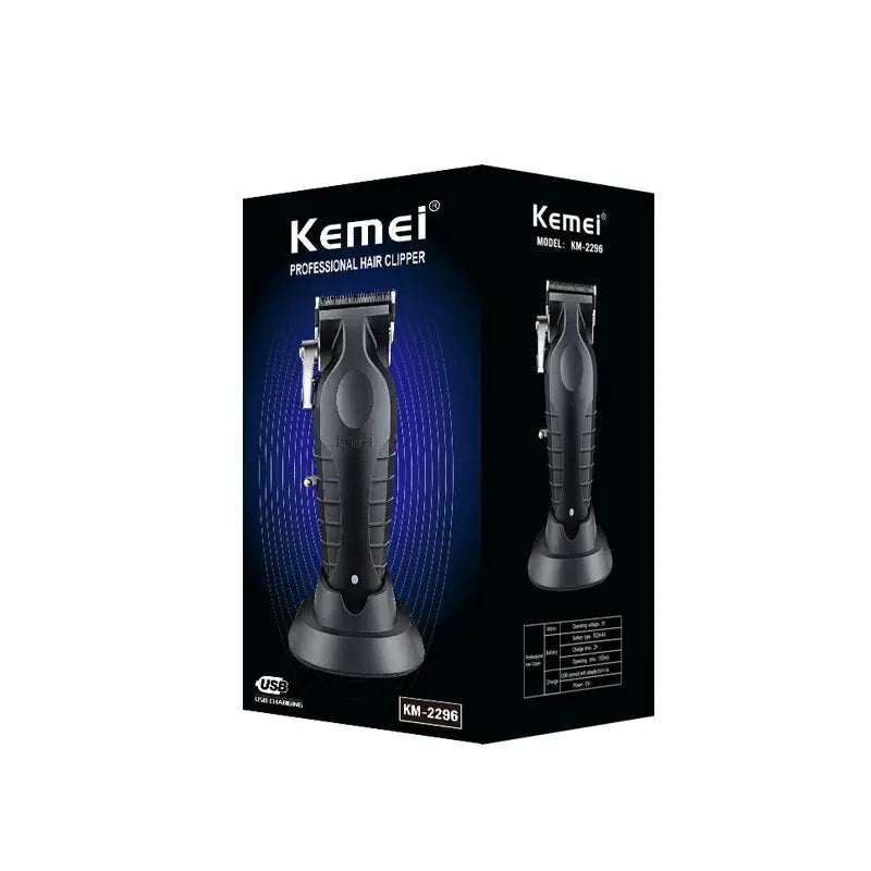 Professional Hair Clippers for Men Cord/Cordless Hair Cutting Kits Hair Beard Trimmer T Blade Barber Clippers KM-2296