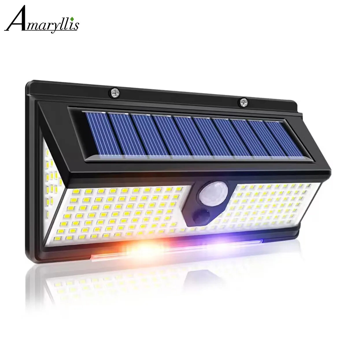 190Led Solar Led Light Outdoor Garden Decoration Wall Lamp with 4 Mode IP65 Waterproof Solar Motion Sensor Light for Yard Door