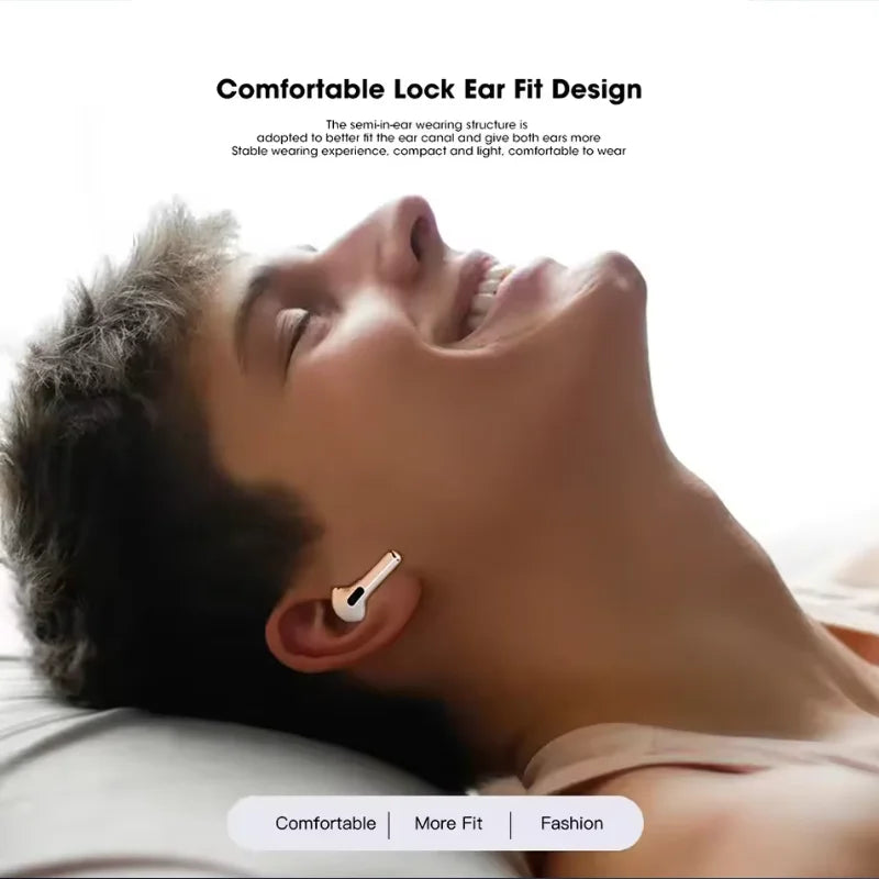 I4 True Wireless Earphones Dual Ear in Ear Headphones Ultra Long Standby Running Bass Sports Earburds Music Headset with Mic