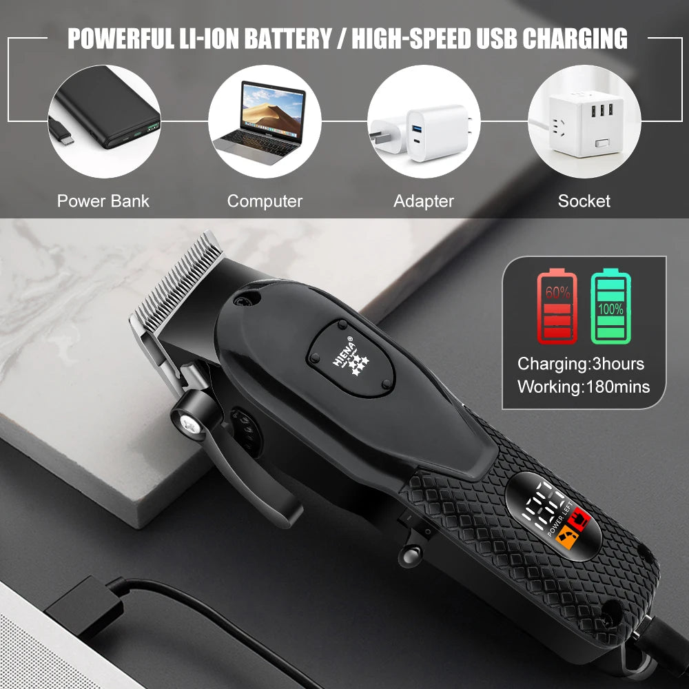 Hair Clipper Shaver Professional Electric Scissors Push Barber Shop Hair Trimmers Hair Cutting Machine Trimmer for Men