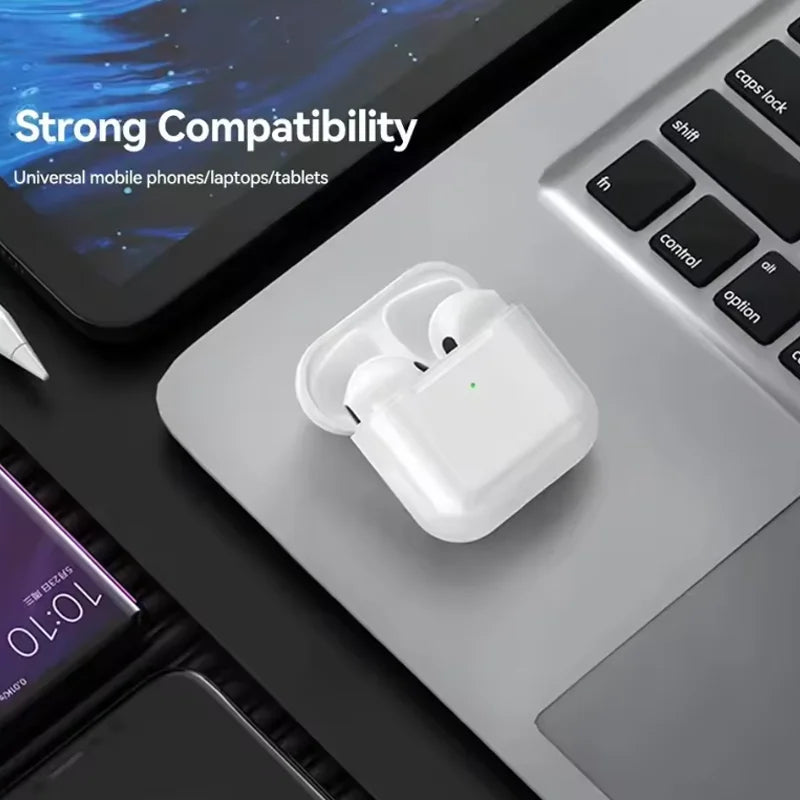 I4 True Wireless Earphones Dual Ear in Ear Headphones Ultra Long Standby Running Bass Sports Earburds Music Headset with Mic