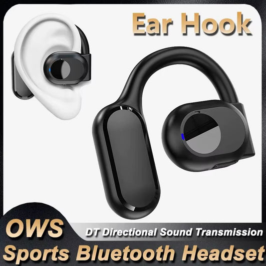 Wireless Headphones Bluetooth Headset with Microphone Bone Conduction Handsfree Noise Canceling Earphones for Driving Audifonos