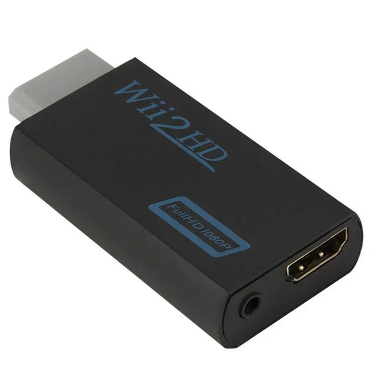 For Wii to Hdmi-Compatible Adapter Converter 3.5Mm Audio for PC HDTV Monitor 1080P 720P Wii2 to HDMI WII2HDMI Converter Adapter