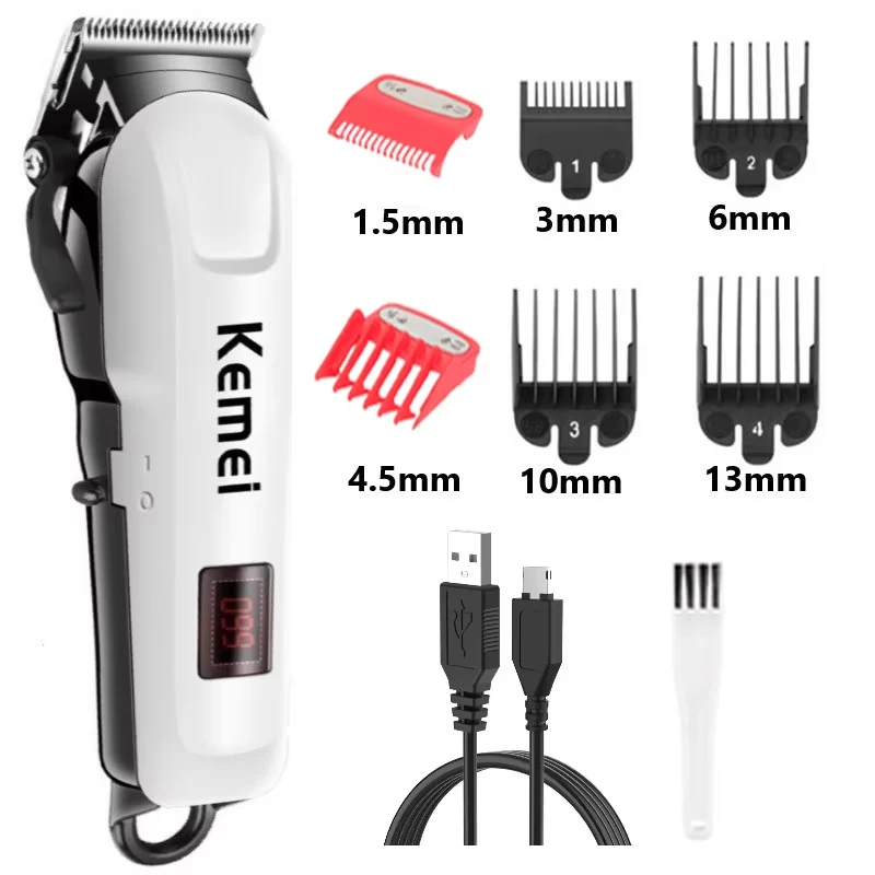 Electric Hair Clipper Hair Cut Maching Wireless Trimmer Men Professional Clipper Machine Rechargeable Hair Cut Barber 809A