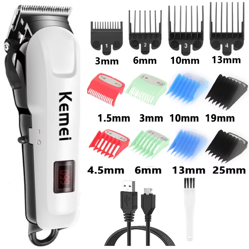 Electric Hair Clipper Hair Cut Maching Wireless Trimmer Men Professional Clipper Machine Rechargeable Hair Cut Barber 809A