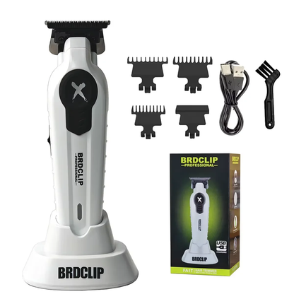 New 2025  FA1T Green Professional Hair Trimmer Barber Carving Gradient Finish Machine Electric Clipper with Charger Stand