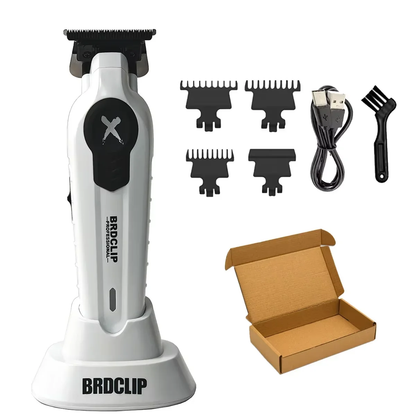 New 2025  FA1T Green Professional Hair Trimmer Barber Carving Gradient Finish Machine Electric Clipper with Charger Stand