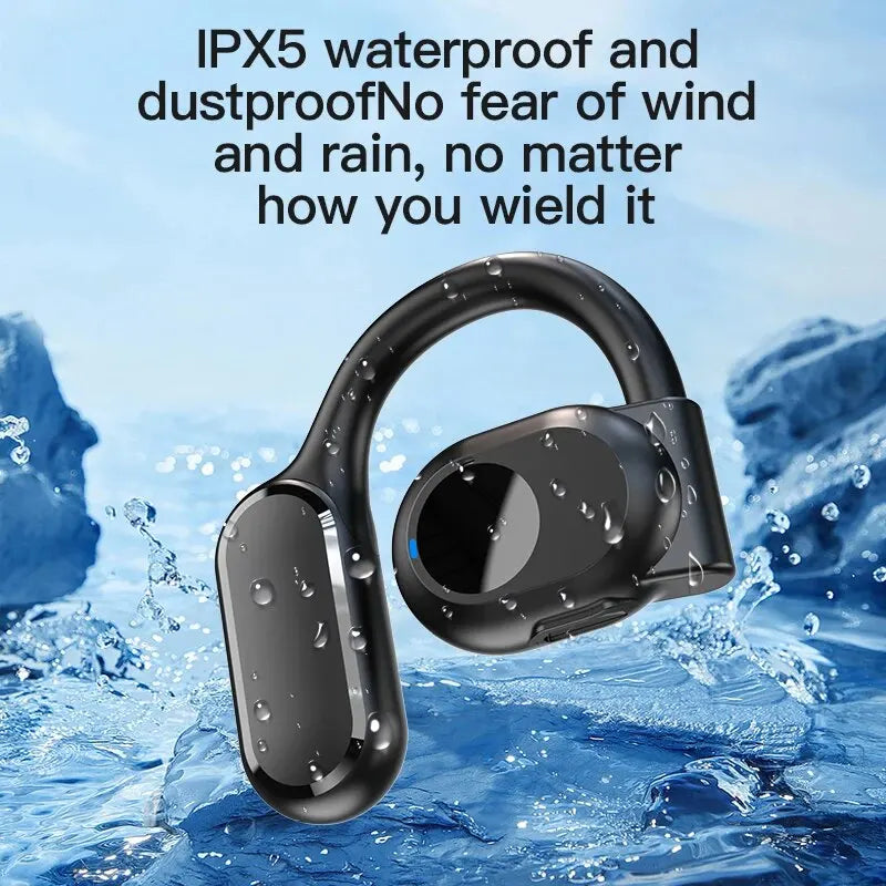 Wireless Headphones Bluetooth Headset with Microphone Bone Conduction Handsfree Noise Canceling Earphones for Driving Audifonos