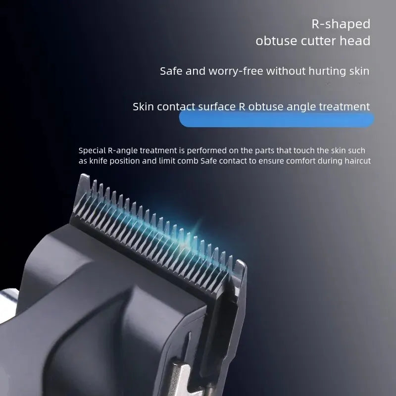Professional Hair Clippers for Men Cord/Cordless Hair Cutting Kits Hair Beard Trimmer T Blade Barber Clippers KM-2296