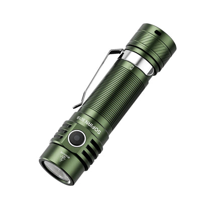 SC18 1800Lm EDC Flashlight USB C Rechargeable SST40 LED 18650 Torch TIR Optics Lens Lantern with Power Indicator