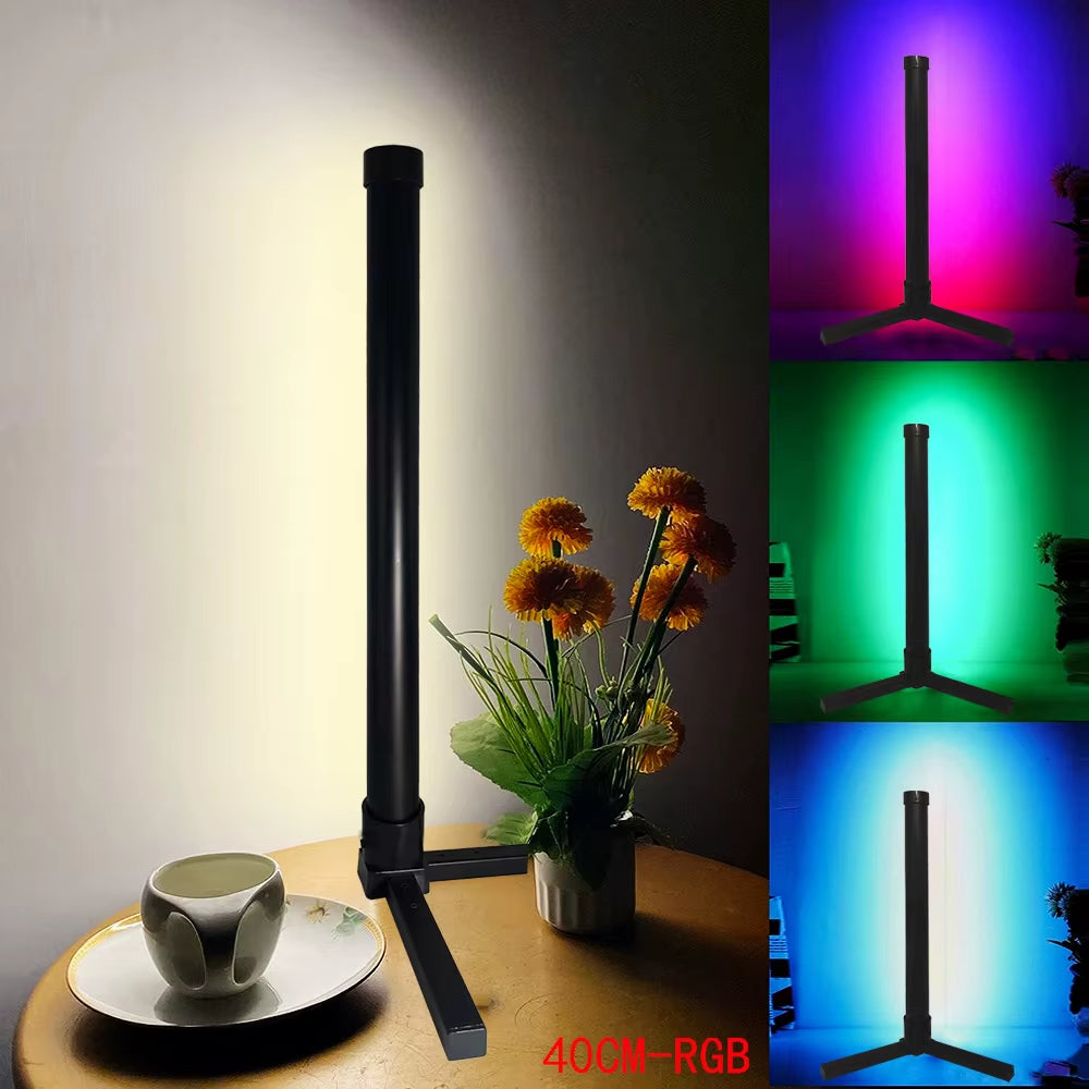 RGB Dream Color Floor Lamp with Music Sync Modern 16 Million Color Changing Standing Mood Light for Bedroom Living Room